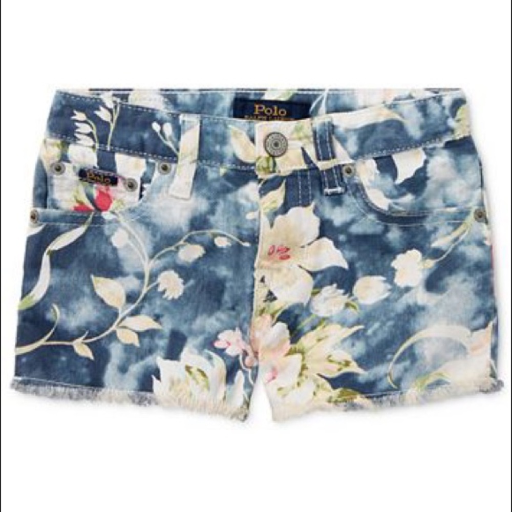 Polo Ralph Lauren
Floral-Print Cotton Shorts